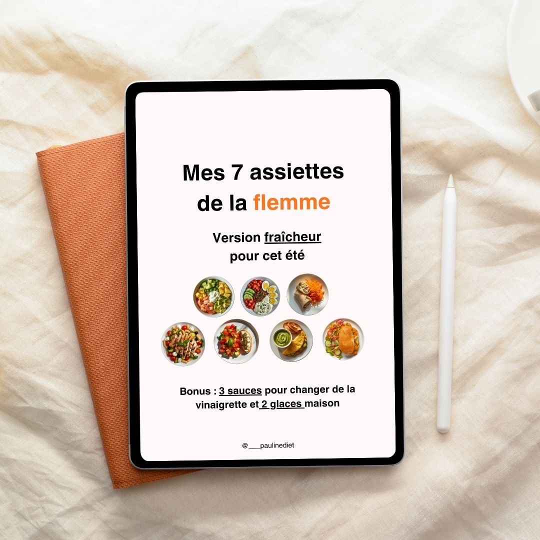 Ebook gratuit : mes 7 assiettes de la flemme version été