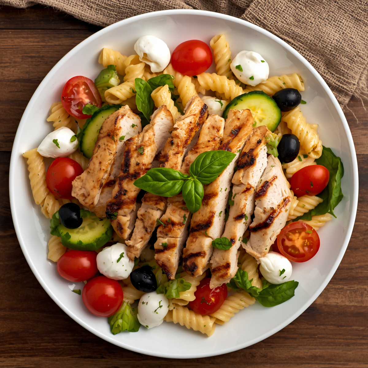 Salade de pâtes à l'italienne